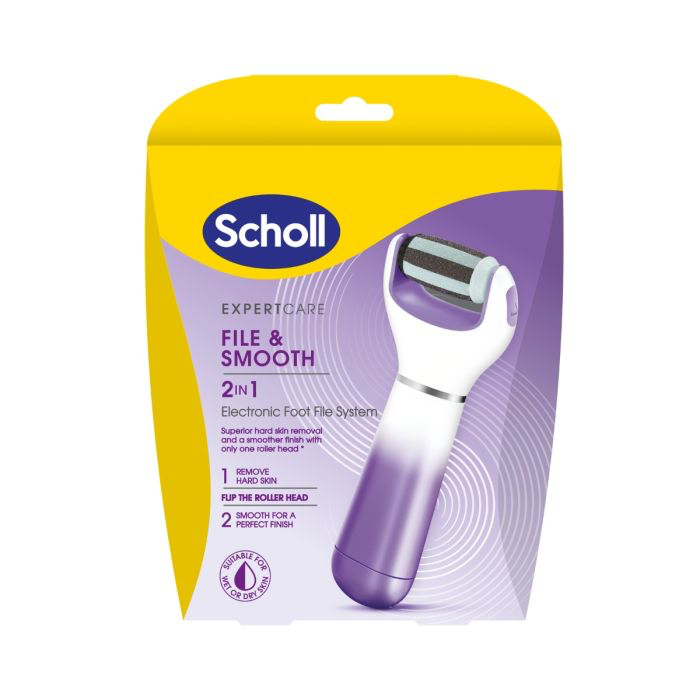 Scholl File & Smooth 2-i-1 Purple - Tek.no