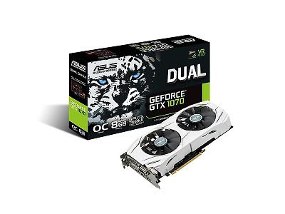 Asus GeForce GTX 1070 Dual OC 2xHDMI 2xDP 8GB - Tek.no