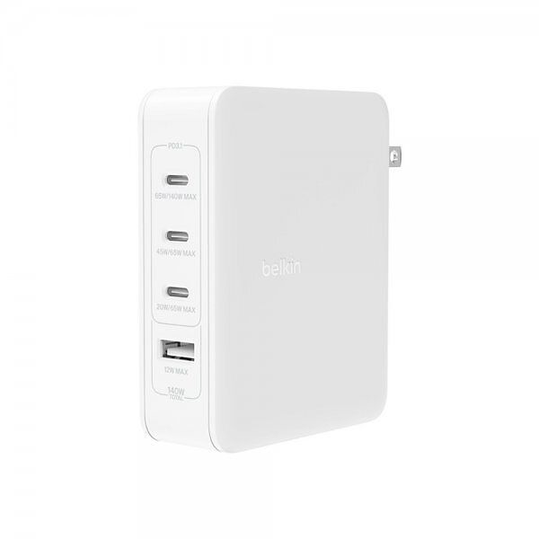 Belkin BoostCharge Pro 140W USB-C PD GaN Wall Charger
