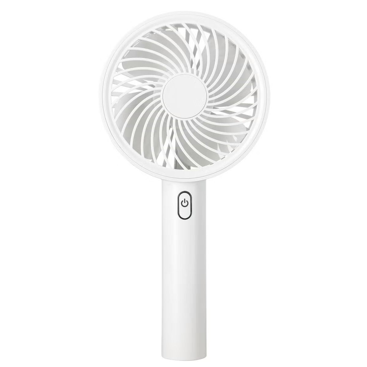 Clas Ohlson oppladbar håndvifte med bordstativ, USB