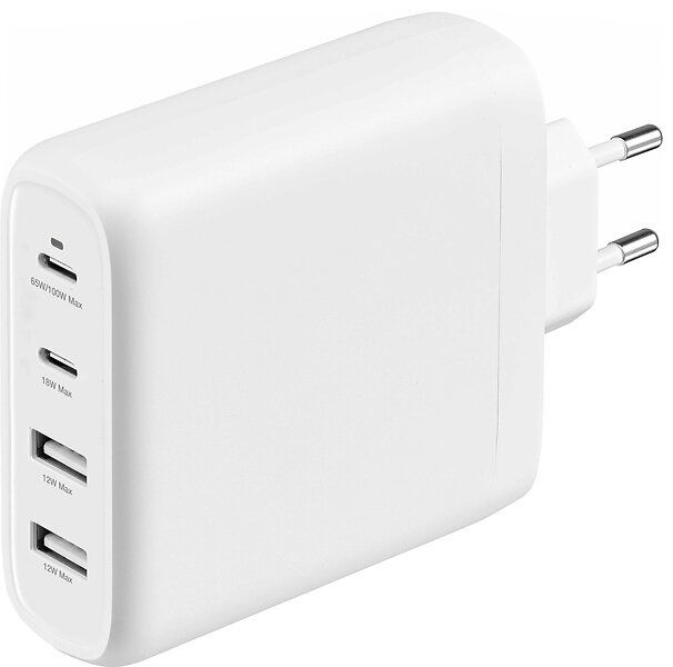 Sandstrøm 100W GaN 4xUSB PD S100GAN23