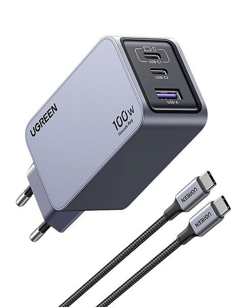 Ugreen Nexode Pro 100W 3-Port GaN Fast Charger